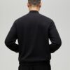 Svart slim fit-bomberjacka Svart slim fit-bomberjacka