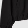 Svart slim fit-bomberjacka Svart slim fit-bomberjacka