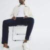 Svart slim fit-chino
