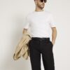 Svart slim fit-chino