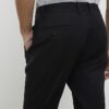 Svart slim fit-chino