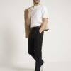 Svart slim fit-chino