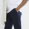 Svart slim fit-chino