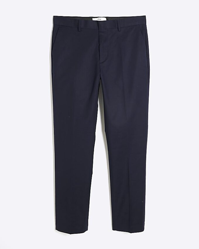 Svart slim fit-chino