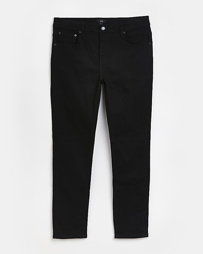 Svart slim fit-jeans Svart slim fit-jeans