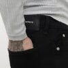 Svart Slim Fit MCMXII Jeans