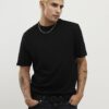 Svart slim fit-paket med 3 T-shirts