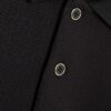 Svart slim fit-polotröja med struktur