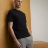 Svart slim fit RXR-T-shirt