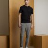 Svart slim fit RXR-T-shirt