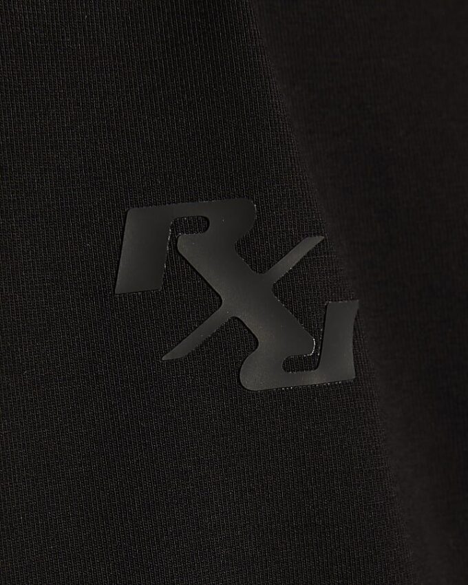 Svart slim fit RXR-T-shirt