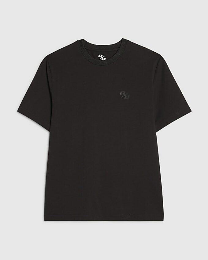 Svart slim fit RXR-T-shirt