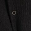Svart slim fit-skjorta med revers