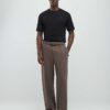 Svart slim fit-T-shirt