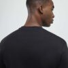 Svart slim fit-T-shirt