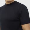Svart slim fit-T-shirt