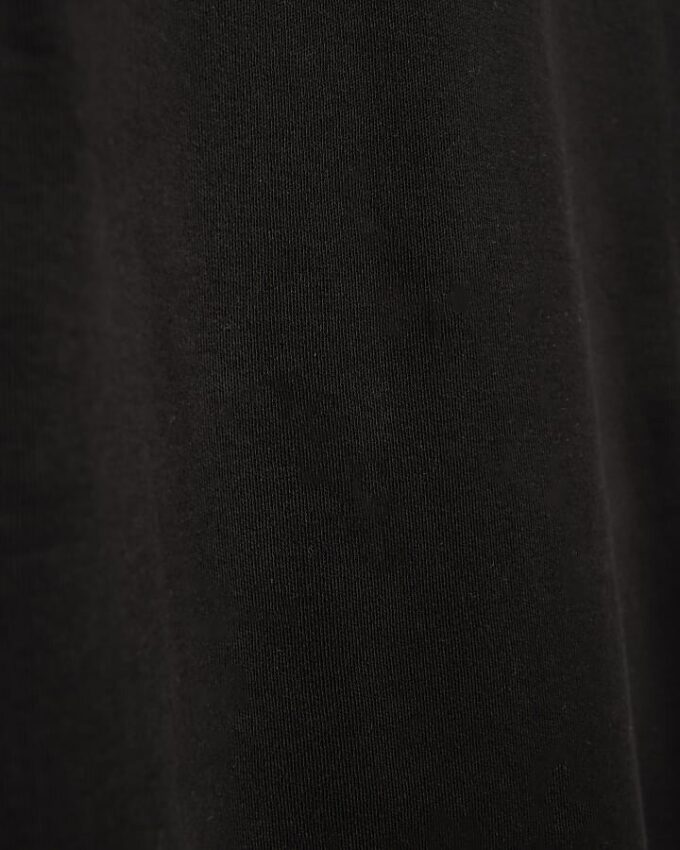 Svart slim fit-T-shirt
