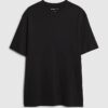 Svart slim fit-T-shirt