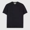 Svart slim fit-T-shirt