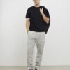 Svart slim fit-T-shirt med MCMXII-märke
