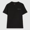 Svart slim fit-T-shirt med Modern Era-tryck