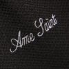 Svart Slim Fit Textured Ame Saint T-shirt