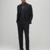 Svart slim fit-väst