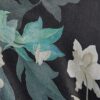 Svart slipklänning med blommönster och spetsar