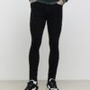 Svart spray-on-jeans