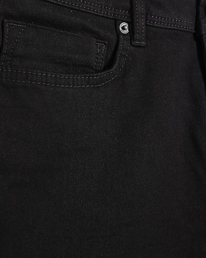 Svart spray-on-jeans