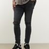 Svart Spray On Rip Jeans Svart Spray On Rip Jeans