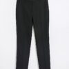 Svart stretchig slim fit-kostymbyxa