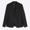 Svart stretchig slim fit-kostymjacka
