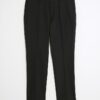 Svart stretchig slim fit-smokingbyxa