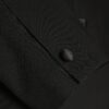Svart stretchig slim fit smokingjacka