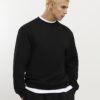 Svart sweatshirt med normal passform