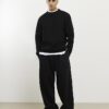 Svart sweatshirt med normal passform