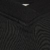 Svart sweatshirt med utskärning