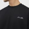 Svart T-shirt i oversized-modell