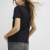 Svart T-shirt med fototryck