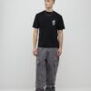 Svart T-shirt med normal passform och Kanazawa-ormmotiv