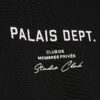Svart T-shirt med oversized passform och Palais Dept-tryck