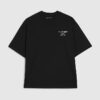 Svart T-shirt med oversized passform och Palais Dept-tryck