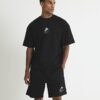 Svart T-shirt och shorts med japanskt tryck Svart T-shirt och shorts med japanskt tryck