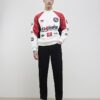Svart tapered fit-jeans