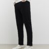 Svart tapered fit-jeans