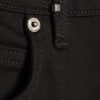 Svart tapered fit-jeans