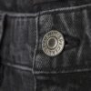 Svart tapered fit-tvättad jeans