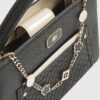 Svart totebag med ficka fram och charm