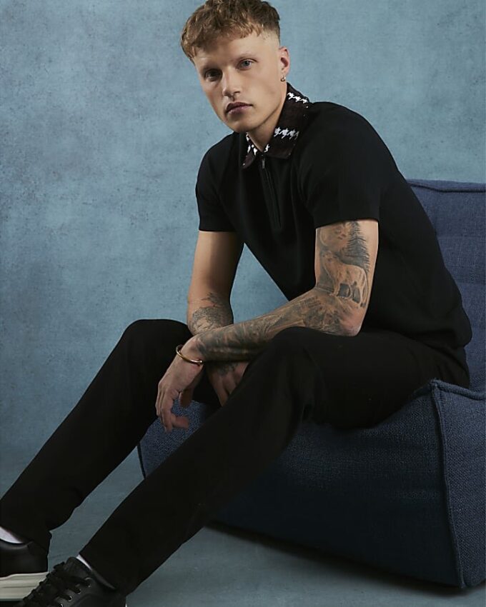 Svart Ultimate slim fit-jeans Svart Ultimate slim fit-jeans